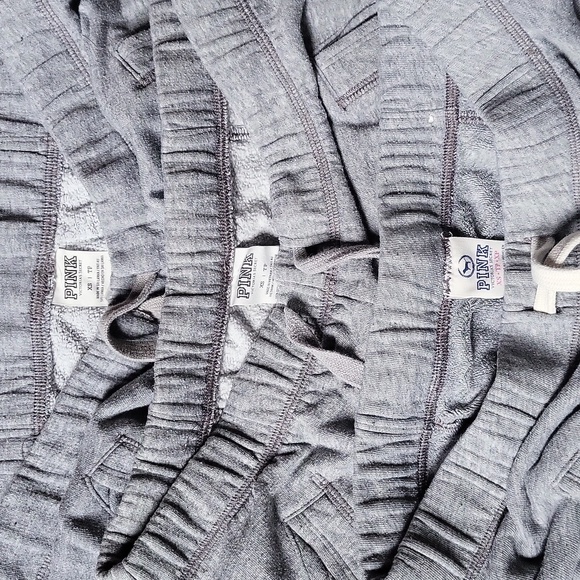 X3 Victorias Secret PINK Boyfriend Sweatpants XS - Picture 7 of 7
